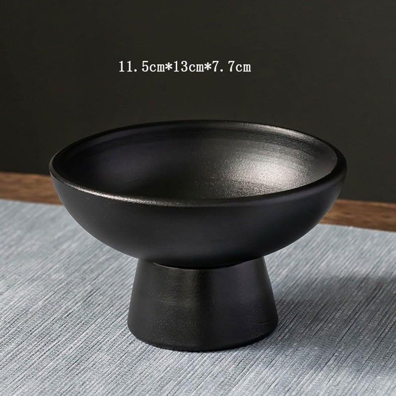 Ceramic White Dining Tables Fruit Bowls Home Living Room - Image 2