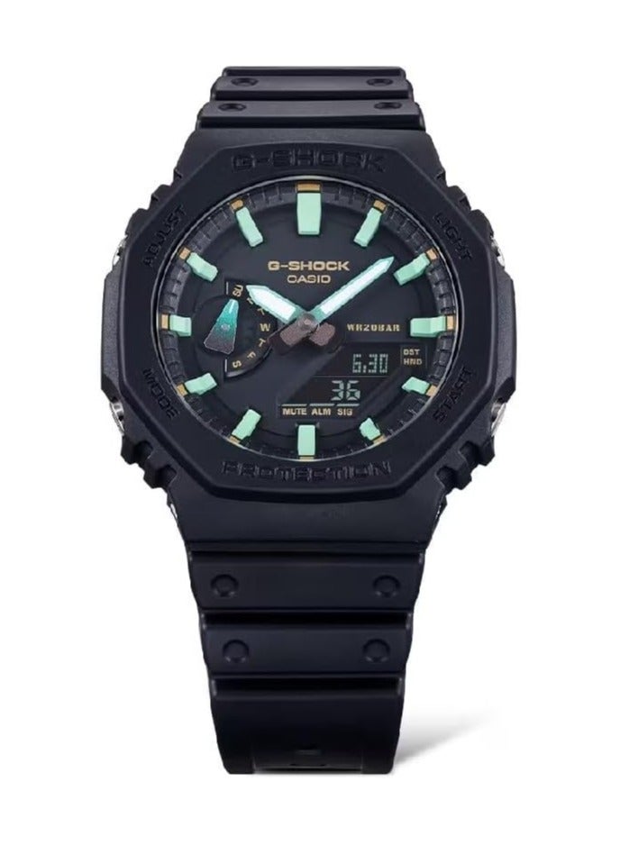 Casio G-Shock Watch - GA-2100RC-1ADR Black Dial, Black Band - Image 2