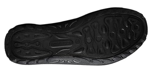 SKECHERS حذاء سكيشرز النسائي ريغاي فيست-ويلوز لوفر فلات، شبك أسود، 8.5 - Image 3