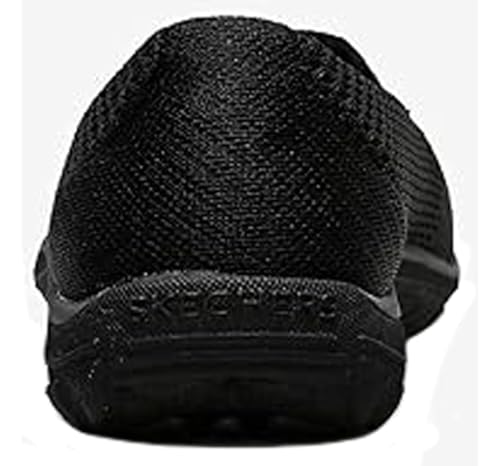 SKECHERS حذاء سكيشرز النسائي ريغاي فيست-ويلوز لوفر فلات، شبك أسود، 8.5 - Image 2