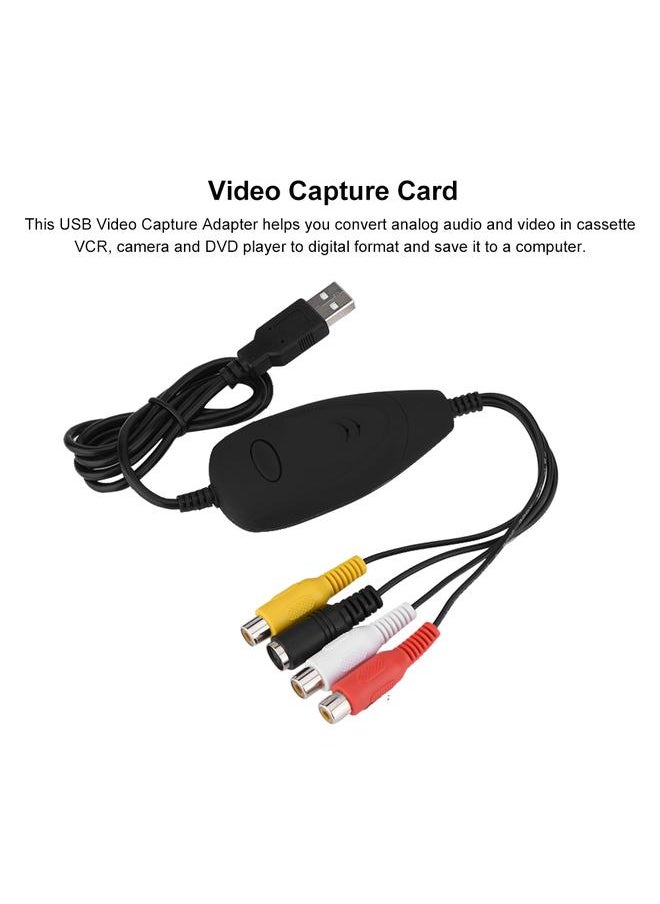 Thoraya Single-channel USB Audio Video Capture Adapter HD UBS 2.0 NTSC/PAL TV Video Capture Card  - Image 2