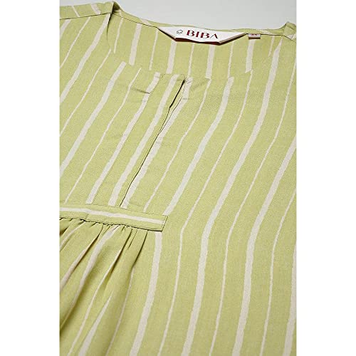 Biba WOMEN PRINTED STRAIGHT MIX AND MATCH(WORK VOG1898_GREEN_40) - Image 3