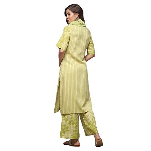 Biba WOMEN PRINTED STRAIGHT MIX AND MATCH(WORK VOG1898_GREEN_40) - Image 2