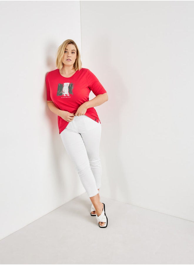 GERRY WEBER Long cardigan with a chiffon appliqué  - Image 2
