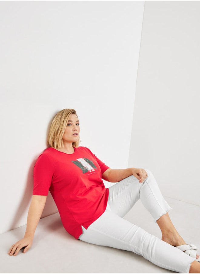 GERRY WEBER Long cardigan with a chiffon appliqué  - Image 4
