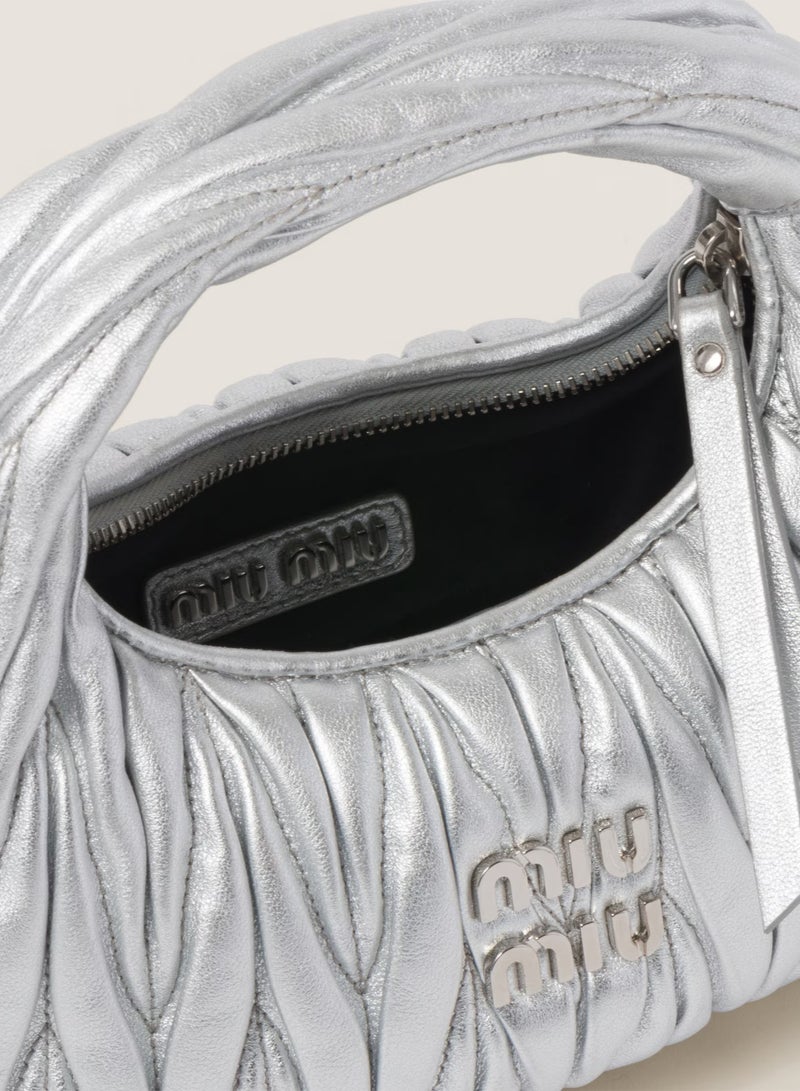 MIU MIU Wander nappa leather hobo Shoulder Bag  - Image 4