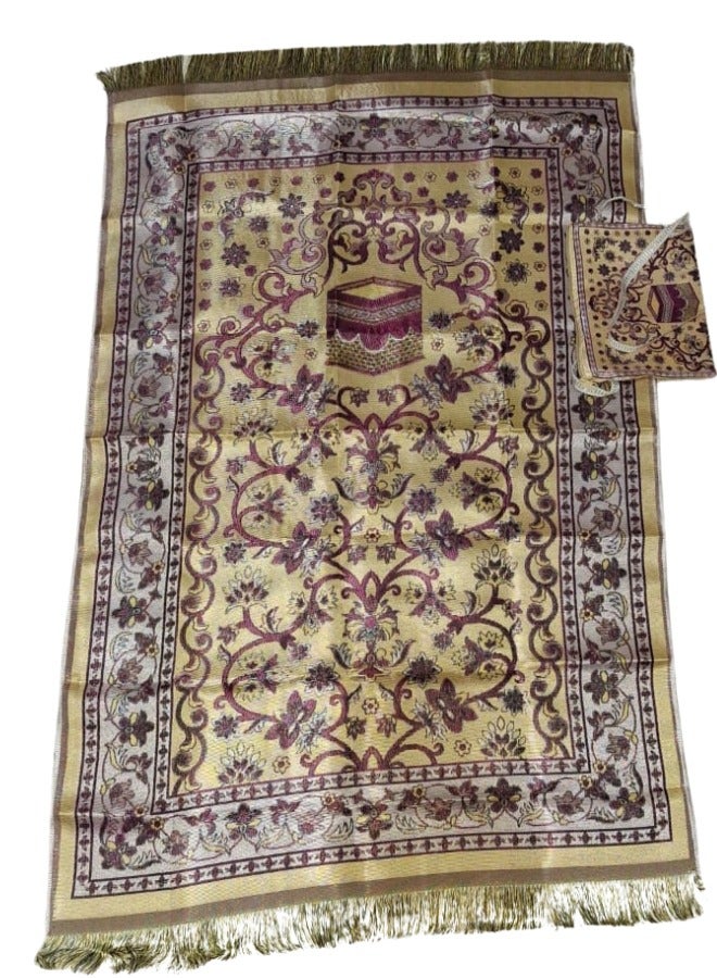 Luxury Prayer Mat with Elegant Embroidery and High Quality Available in Multiple Attractive Colors Comfort and Style in Every Prayer - Image 4