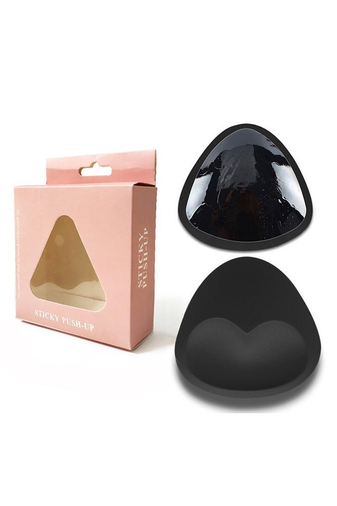 DEYVI Sticky Push Up Pads Adhesive Silicone Bra Nipple Covers Breast Enhancer Inserts Waterproof Soft Padding for Weddings Swimsuits and Bikinis - Image 1