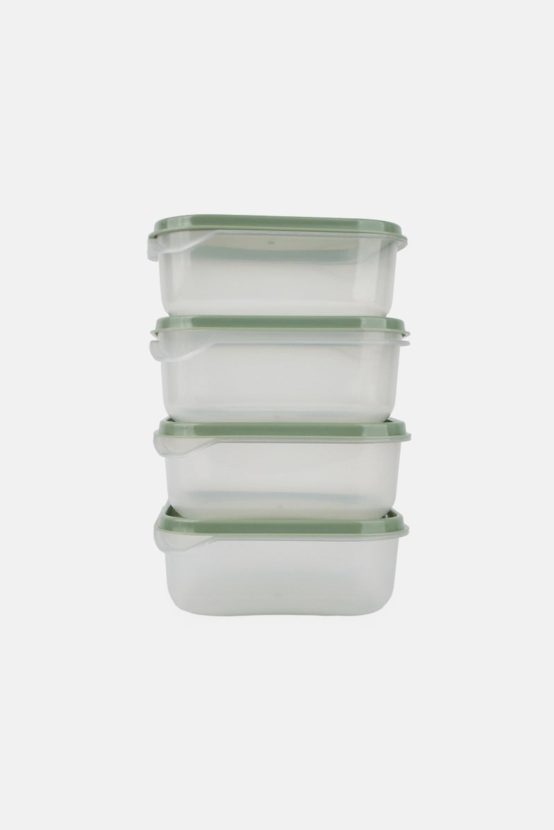 Farberware 8 Piece Square Storage Set, Mint Green - Image 1