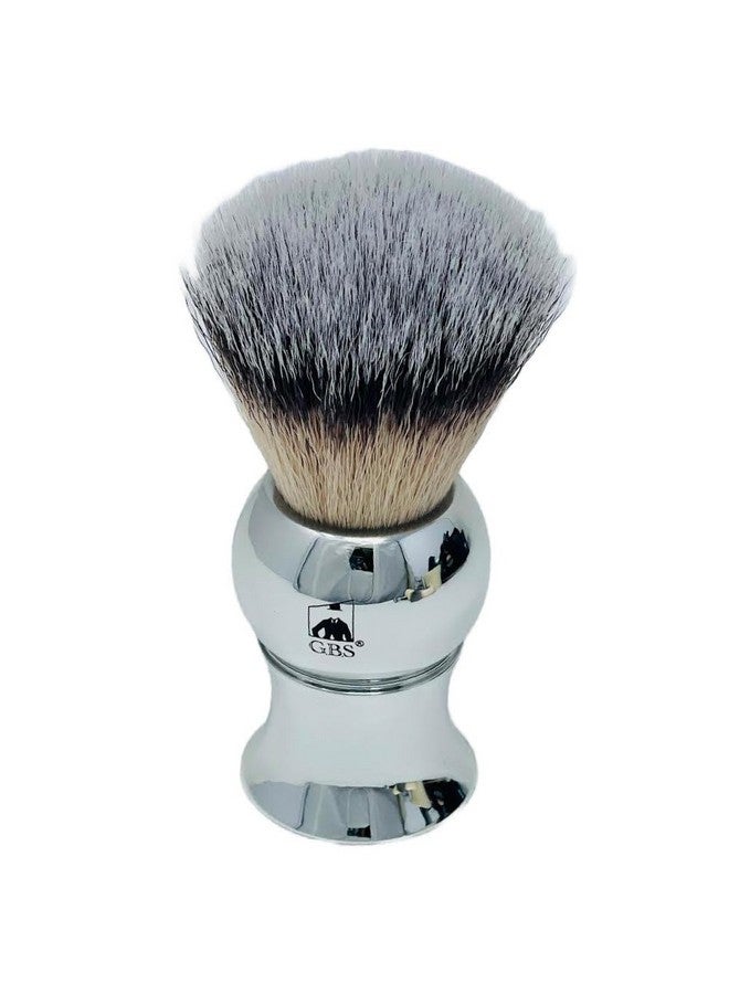 G.B.S Plastic Polished Mirror Shaving Brush For Wet Shave Using Shaving Cream & Soap- Best Shave Of Your Life For Safety Razor, Double Edge Razor, Straight Razor Or Shaving Razor  - Image 1