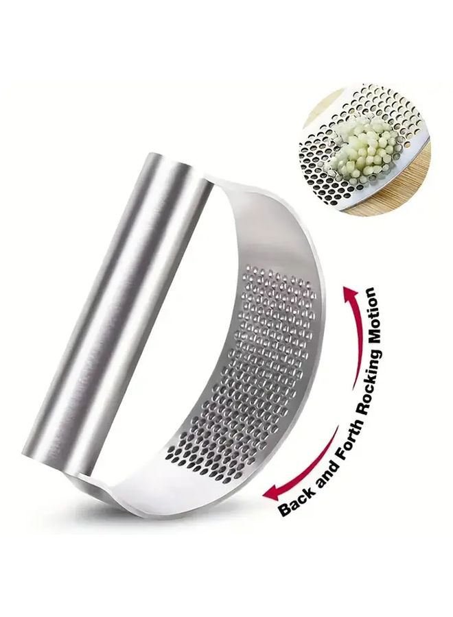 Stainless Steel Garlic Masher Dishwasher Safe Easy To Use And Clean - Image 2
