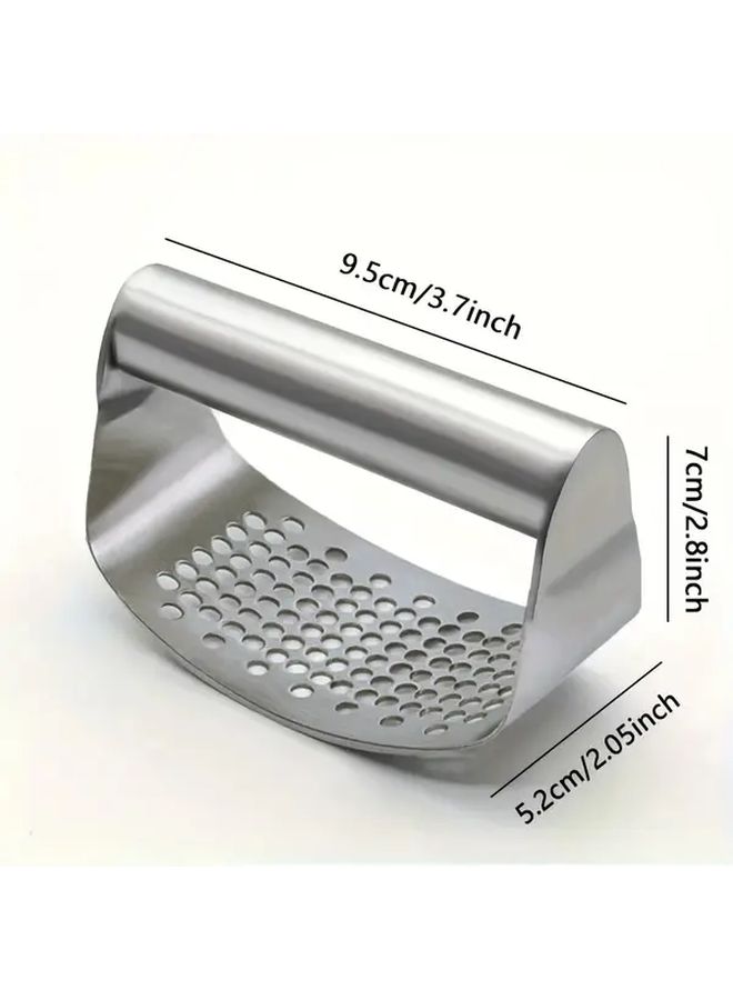 Stainless Steel Garlic Masher Dishwasher Safe Easy To Use And Clean - Image 3