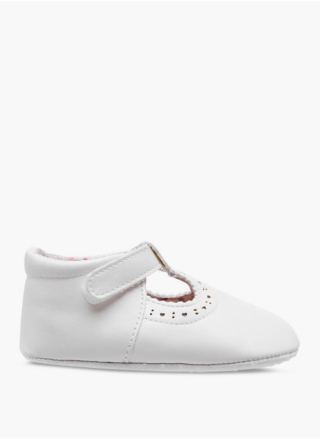 Barefeet Cutwork Detail Booties with Hook and Loop Closure  - Image 3