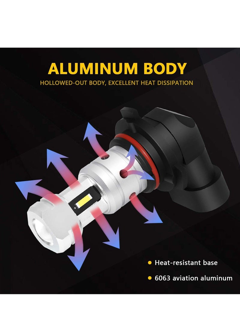 Loquat 3800 Lumens 9006 LED Fog Light Bulbs Super Bright CSP HB4 LED Bulb Replacement for Car Truck, 6000K Xenon White - Image 3