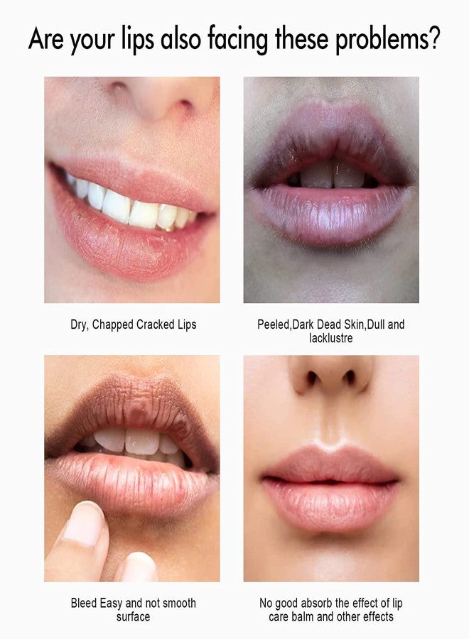 Getmecraft Silicone Lip Scrub Brush Double Sided Exfoliating Tool for Dry Lips Deep Massage Soft & Shiny Smoother Fuller Appearance(Pack Of 2) - Image 4