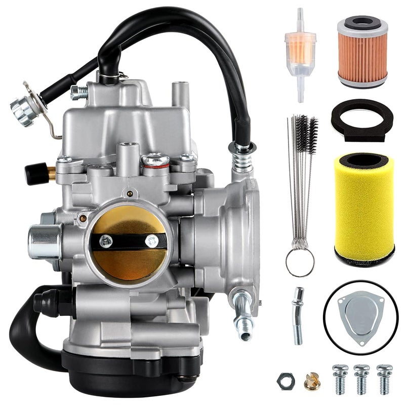 YDO YFM400 Carburetor Fits for Yamaha 20002006 Big Bear YFM 400Kodiak 40020072010 Wolverine 45020072014 Grizzly 350 450 ATV with Air Fuel Filter - Image 2