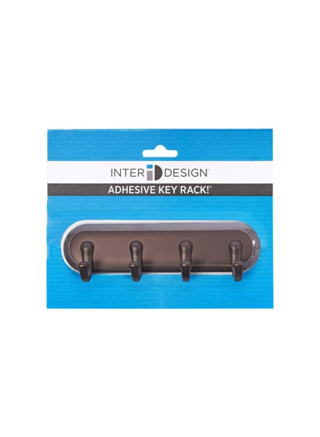 InterDesign 4 Hook Rack Bronze  - Image 1