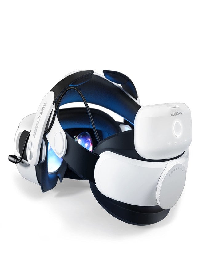 BOBOVR M2 Pro Elite Strap Compatible with Quest 2, Magnetic Connection and Lightweight Design Accessories, 5200mAh Hot-Swap Power Bank - Image 1