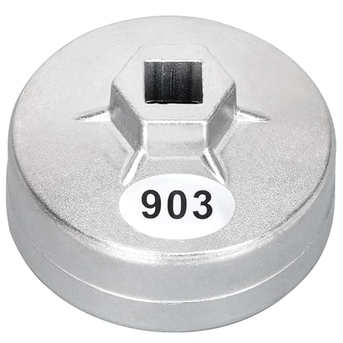 Tongze 74mm Oil Filter Wrench 14 Flutes Oil Filter Removal Tool Compatible with FL910SFL500S BRIGGSSTRATTON 492932695396792326 FRAM PH8170 TECUMSEH 36563 WIX 57035 Lawn Mower Oil Filters - Image 1