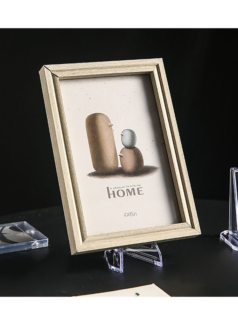 16 Packs Clean Mini Acrylic Easel Stands Coin Display Stand Mobile Phone Holder - Image 4