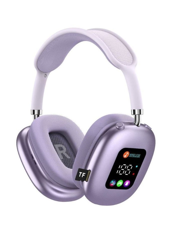 AKZ Max500 Wireless Bluetooth Headphones with Hi-Fi Sound LED Display and Volume Control Key - Image 1