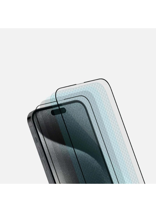 اس-توب واقي شاشة نانو لـ آيفون 15 برو ماكس (iPhone 15 Pro Max) مضاد للكسر و الخدش و بوضوح عالي UHD لجوال  من S-TOP, حماية قصوى للشاشة من الخدوش والكسر - Image 5