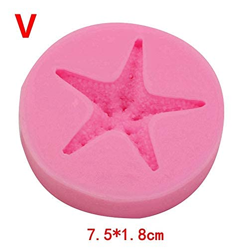 TUKE Starfish Shell Fondant Silicone Molds Cake Candy Cake Decoration Tools DIY Creative Chocolate Mold - Image 5