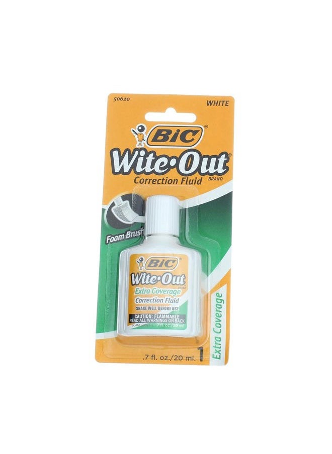Bic Bic 3284 Wite Out Extra Coverage Correction Fluid.7oz, White  - Image 4