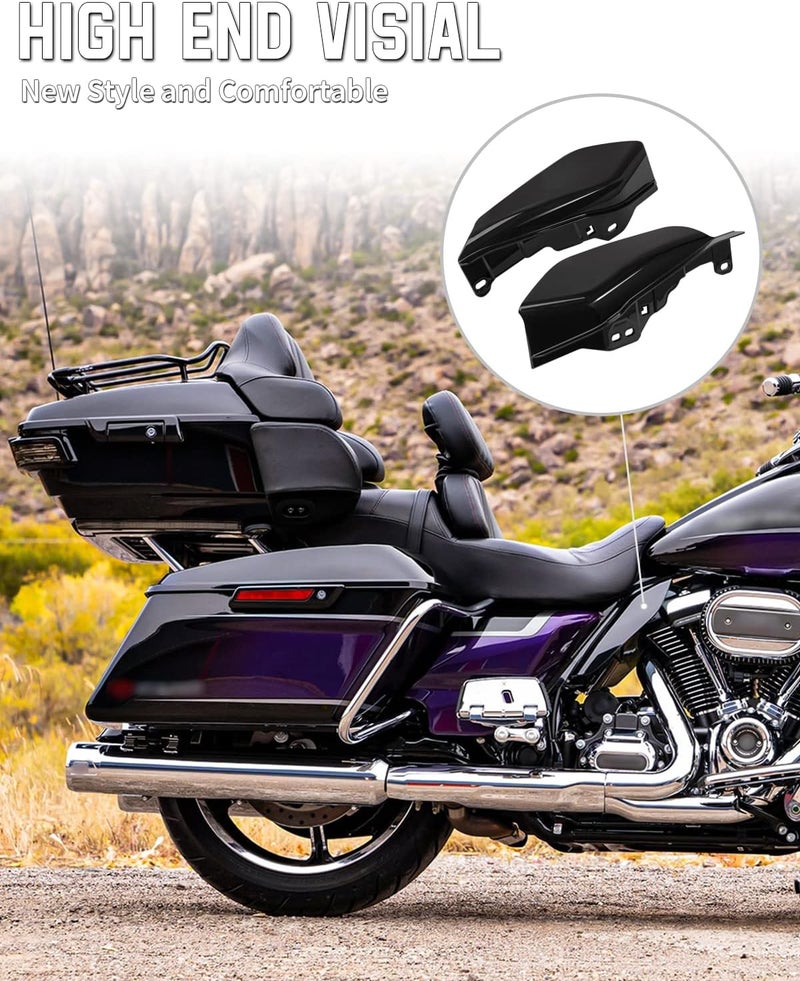 ANONEMOTO Glossy Black Mid Frame Air Deflector for Harley Davidson Touring 2009-2022 - Image 5