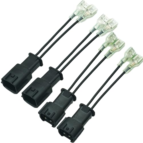 NEOGET Car Horn Connector Adapter Wiring Harness, Compatible with Hyundai Kia, 2+2 Pack Pigtail Converter for Universal to OEM Horn Replacement (Hyundai/Kia) - Image 1