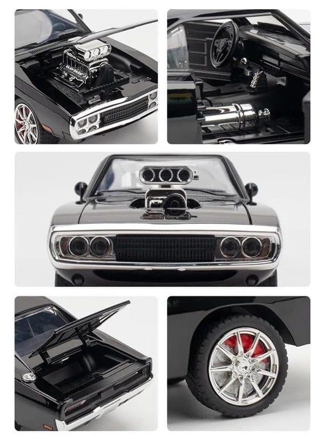 QQ Show سيارة لعبة QQ Show Play Boy 1:24 Fast and Furious 7 الكبيرة المصنوعة من سبيكة معدنية مصبوبة، تعمل بالسحب للخلف، مع أبواب قابلة للفتح وإضاءة وموسيقى، مناسبة للأطفال (متعددة الألوان). - Image 3
