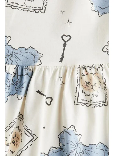 H&M Printed cotton dress