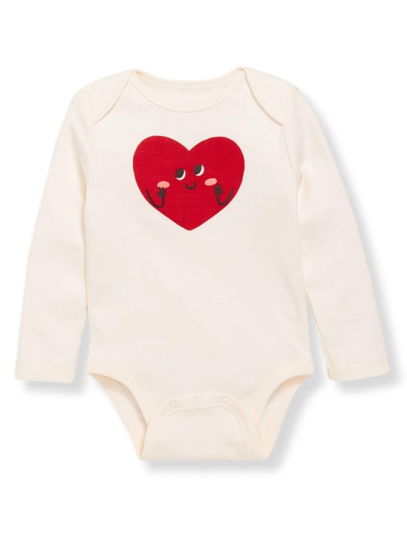 TuddyBuddy Baby Girls 100% Cotton Multi Color Full Sleeves Romper Combo/Bodysuit Set (Pack of 5 - Long Sleeves Assorted Bodysuits, 6-9 Months) - Image 5