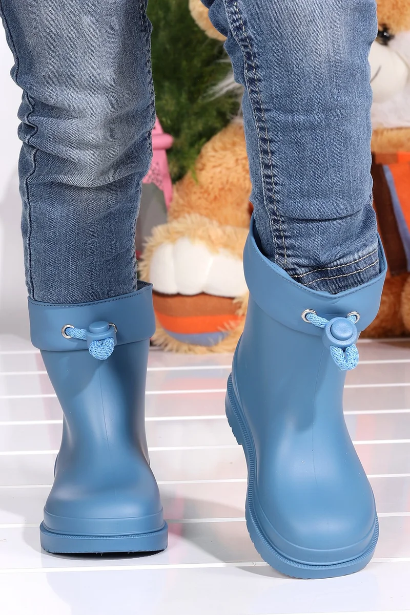 ايجور W10257 Bimbi Euri Girls/Boys Waterproof Rain Snow Boots Blue