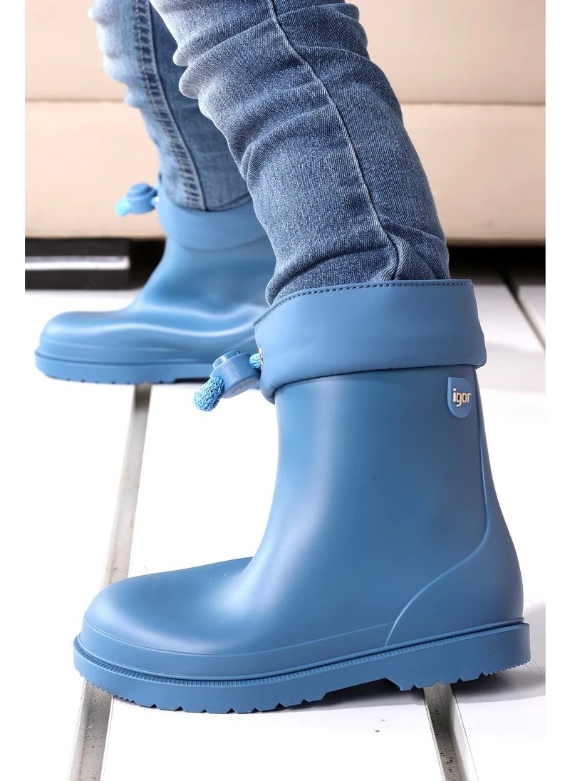 ايجور W10257 Bimbi Euri Girls/Boys Waterproof Rain Snow Boots Blue