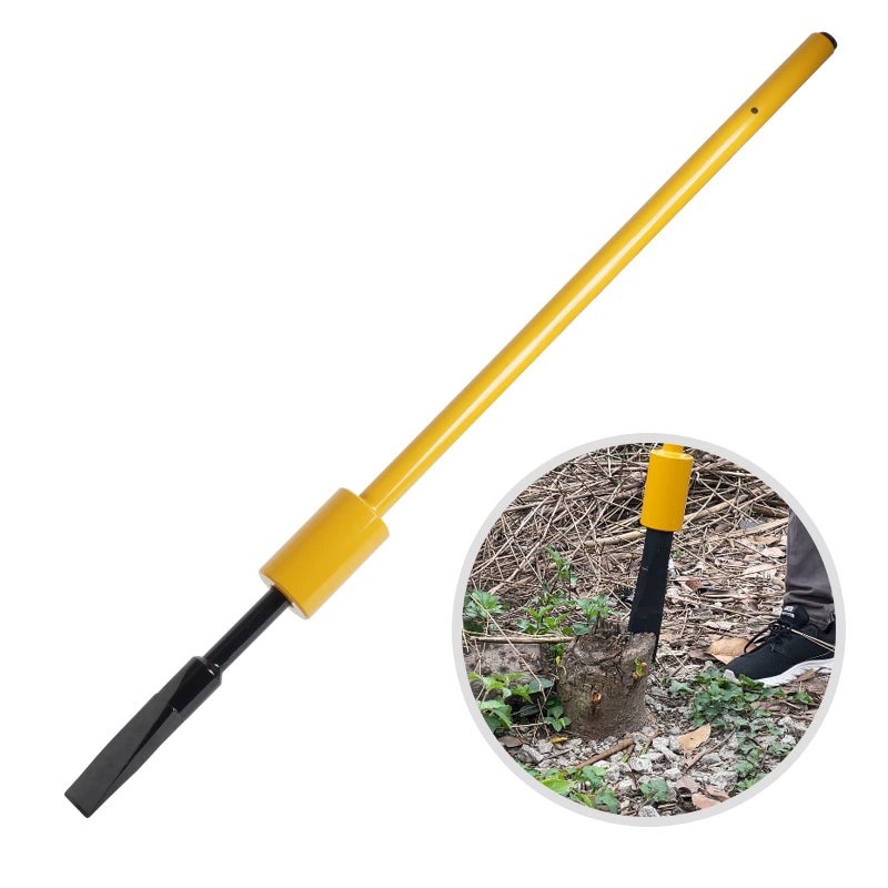 Smarkey Root Cutting Tool, Hole Digging Tool, Tamping Bars, Garden Remover Tool for Bamboo Tree Roots Rocks Shrubs Bushes Stumps - Heavy Duty - Image 1