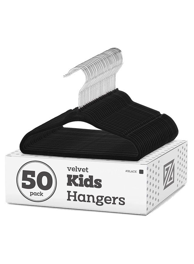 ZOBER Non-Slip Kids velvet hangers - Image 1
