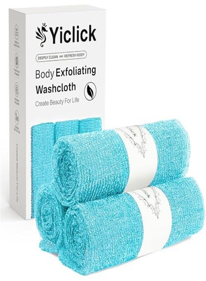 Yiclick Exfoliating African Net Sponge,Exfoliating Body Scrubber Exfoliator, Back Scrubber Bath Sponge, Exfoliate Rags Wash Cloth Loofah Sponge for Body Scrub, Exfoliating Washcloth Towel - Image 1