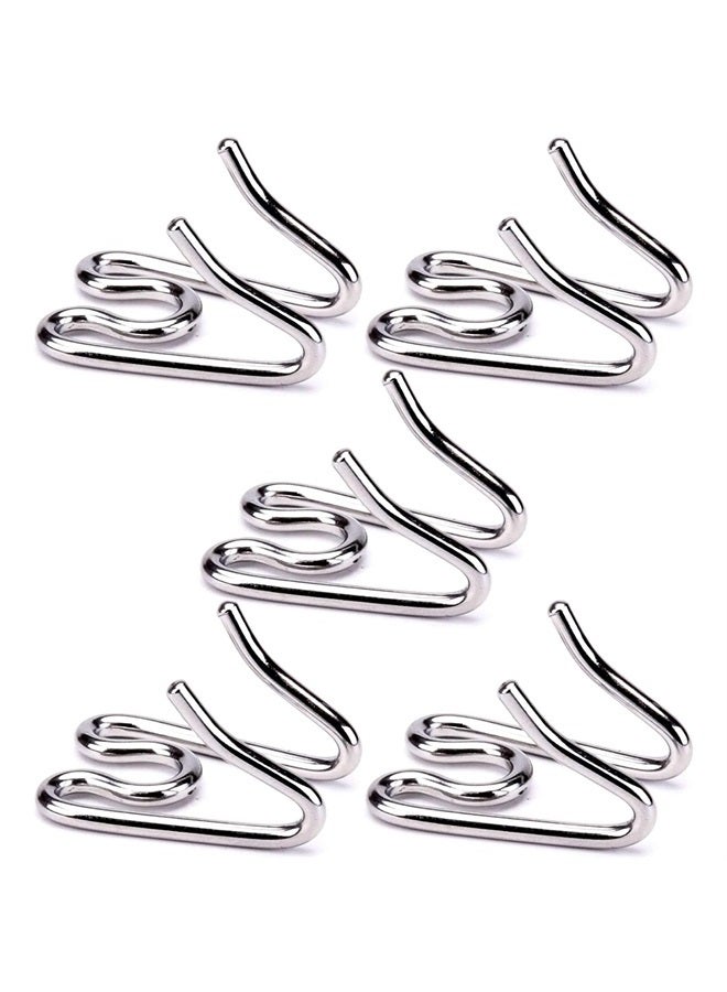 MOZETO (5 Pack) Stainless Steel Sprenger Prong Collar Links 2.25/3.2/4.0mm, MOZETO Extral Pinch Collar Links Designed for Herm. Sprenger Collar (3.2mm, Silver) - Image 1