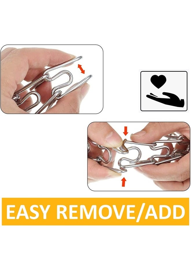 MOZETO (5 Pack) Stainless Steel Sprenger Prong Collar Links 2.25/3.2/4.0mm, MOZETO Extral Pinch Collar Links Designed for Herm. Sprenger Collar (3.2mm, Silver) - Image 5