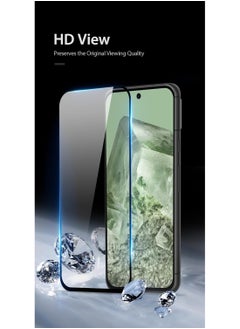 DUX DUCIS DUX DUCIS 10D Tempered Glass Screen Protector, Designed for Google Pixel 8a, Medium Alumina Glass Film Full Glue HD Clear Phone Screen Protector - Black  - Image 5