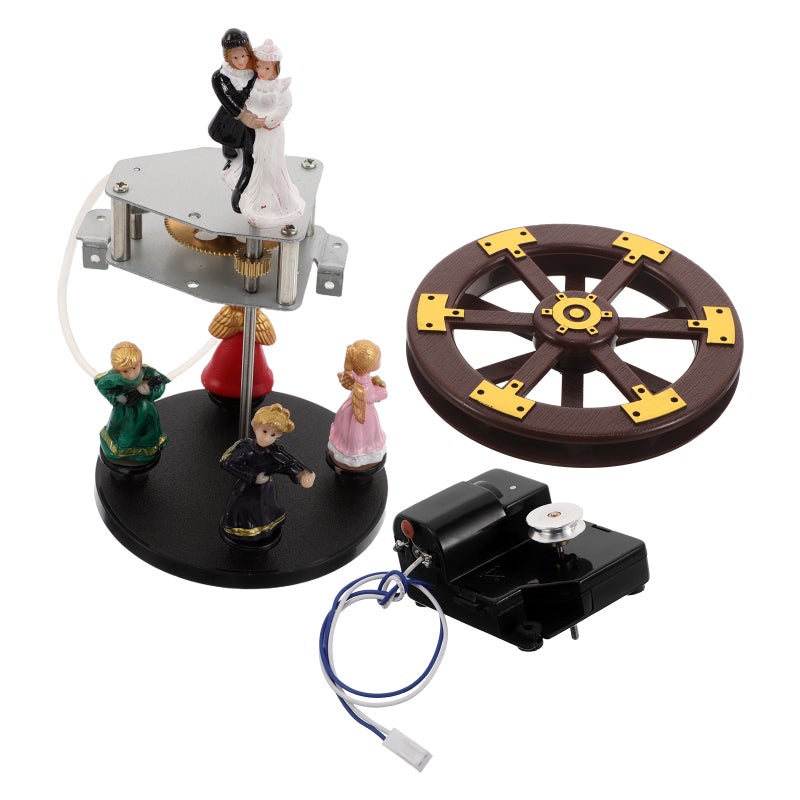 Animated Decorative Clock Rotating Stage Assembly for Clock Restoration, Rotating Platform Replacement for Figurine Mechanism Decor - Image 5