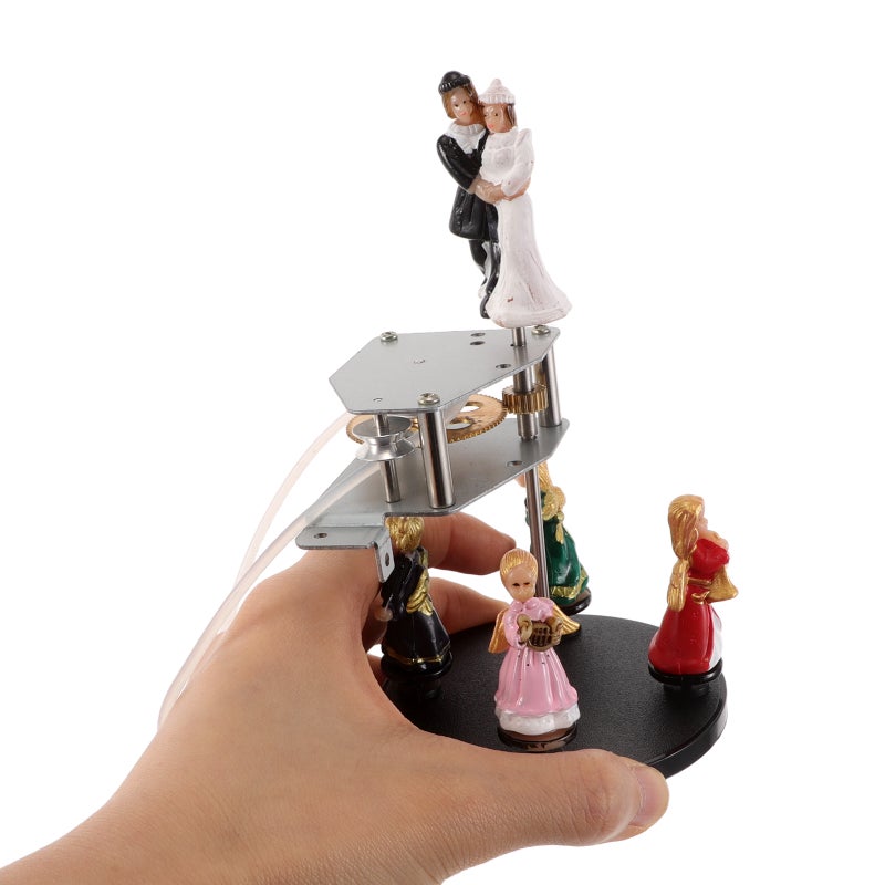 Animated Decorative Clock Rotating Stage Assembly for Clock Restoration, Rotating Platform Replacement for Figurine Mechanism Decor - Image 4