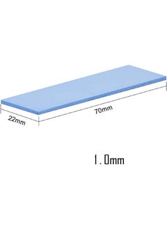 Wozlo 1.0MMX22X70MM Thermal Pad M2 SSD Ngff Nvme 2280 Chipset Cooler - 7X2CM - Blue - 3.6W/MK  - Image 5