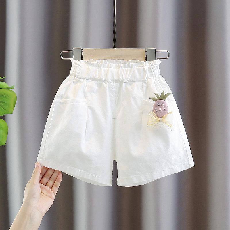 Girls Cotton Shorts, Solid Color, Summer - Image 4