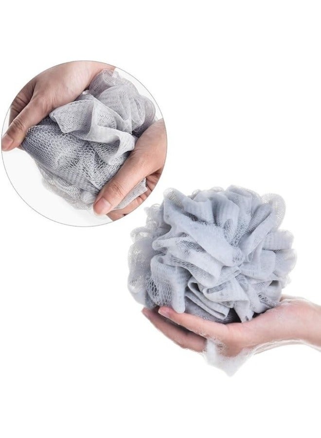 Happy Home Shower Puff Bath Sponge - Extra Soft Shower Loofah for Scrubbing & Exfoliating | Multicolor Shower Sponge - Comfortable Body Puff (Multicolor (Pack of 6)) - Image 3
