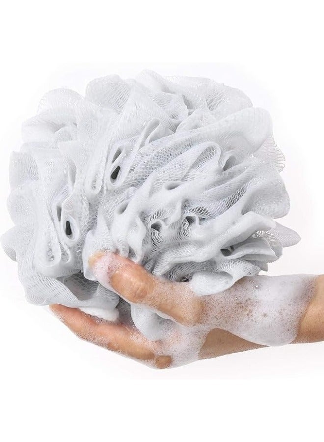 Happy Home Shower Puff Bath Sponge - Extra Soft Shower Loofah for Scrubbing & Exfoliating | Multicolor Shower Sponge - Comfortable Body Puff (Multicolor (Pack of 6)) - Image 2