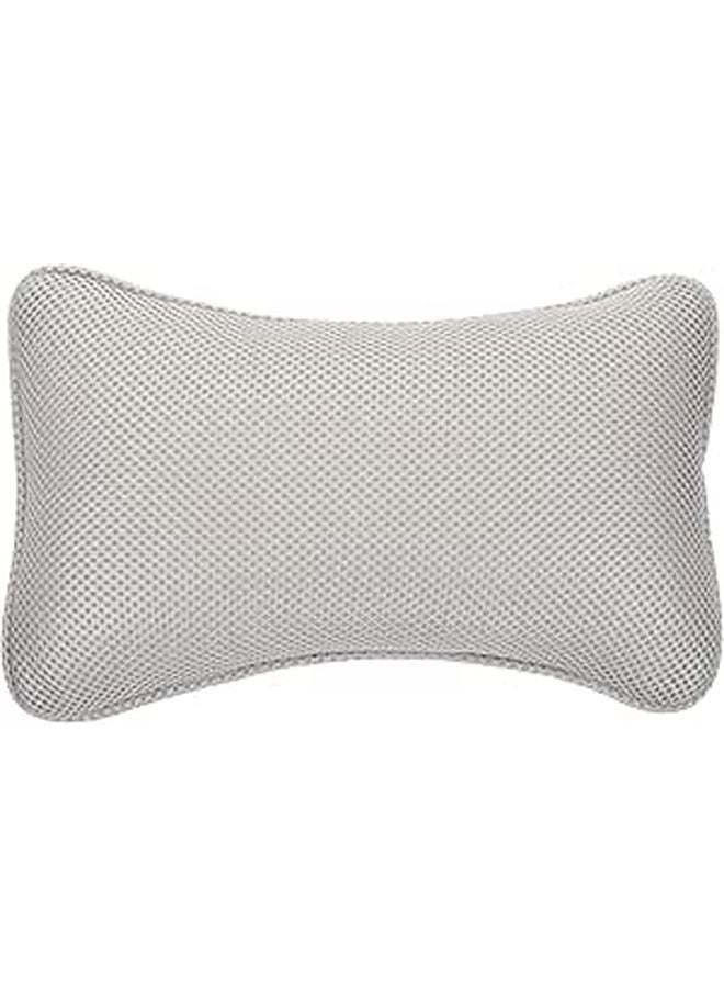 Bath Pillow with Suction Cups Ergonomic Bathtub Head Cushion Washable for Relaxation - Image 1