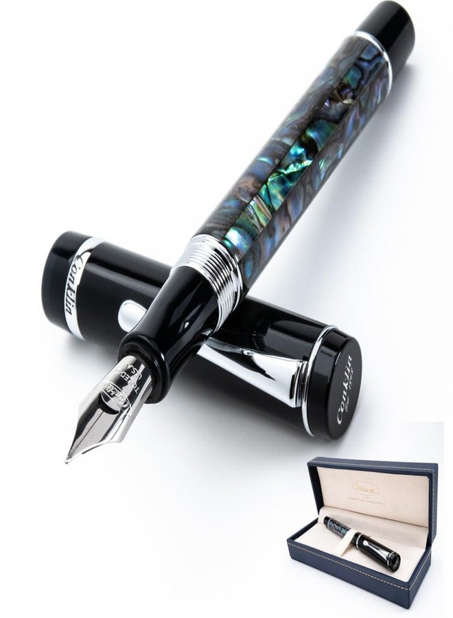 Conklin Duragraph Fountain Pen Abalone Nights - Medium Nib, Elegant Writing Instrument with Exquisite Abalone Finish - Image 1