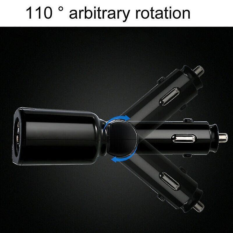 Car Charger: Dual USB Socket, High Quality Splitter - Sleek Black Design, Lightweight 70g, Phone Charger for Vehicle Use - Image 4